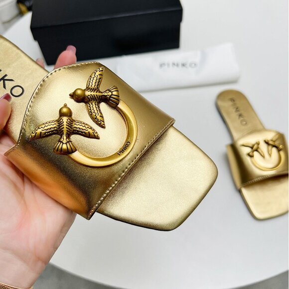 Pinko Golden Bird Sandals - Picture 8 of 8